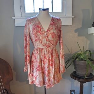 Snakeskin Print Romper